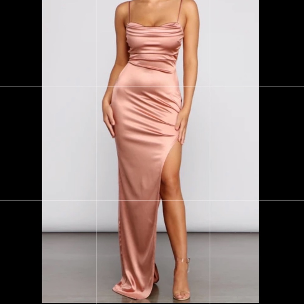 Rose gold dress